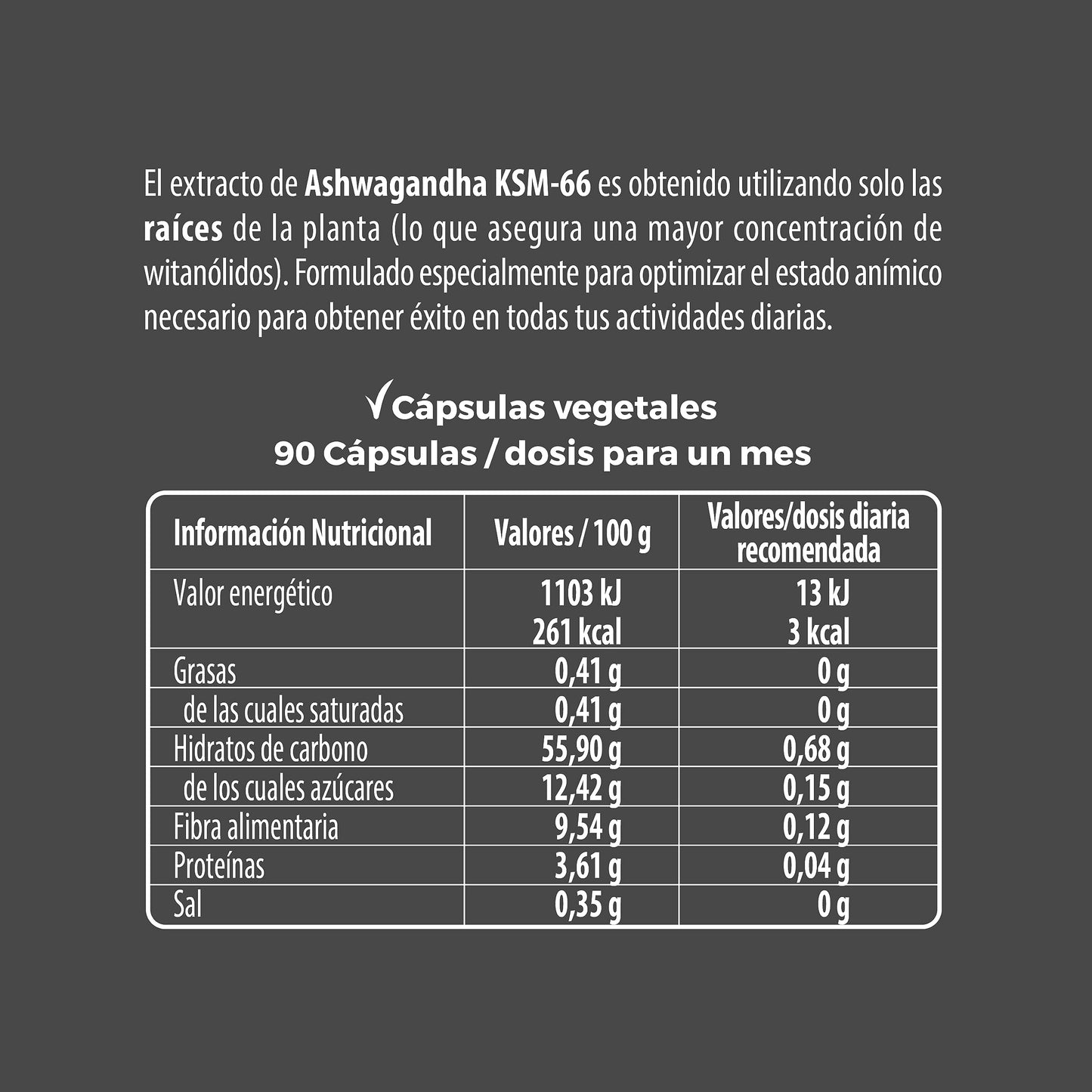 NaturGreen Experience - Ashwagandha KSM-66, Complemento Alimenticio para la Memoria, Cápsulas Memory, Capacidad Cognitiva y Psicológica, Complemento Natural, Sin Gluten - 90 Cápsulas