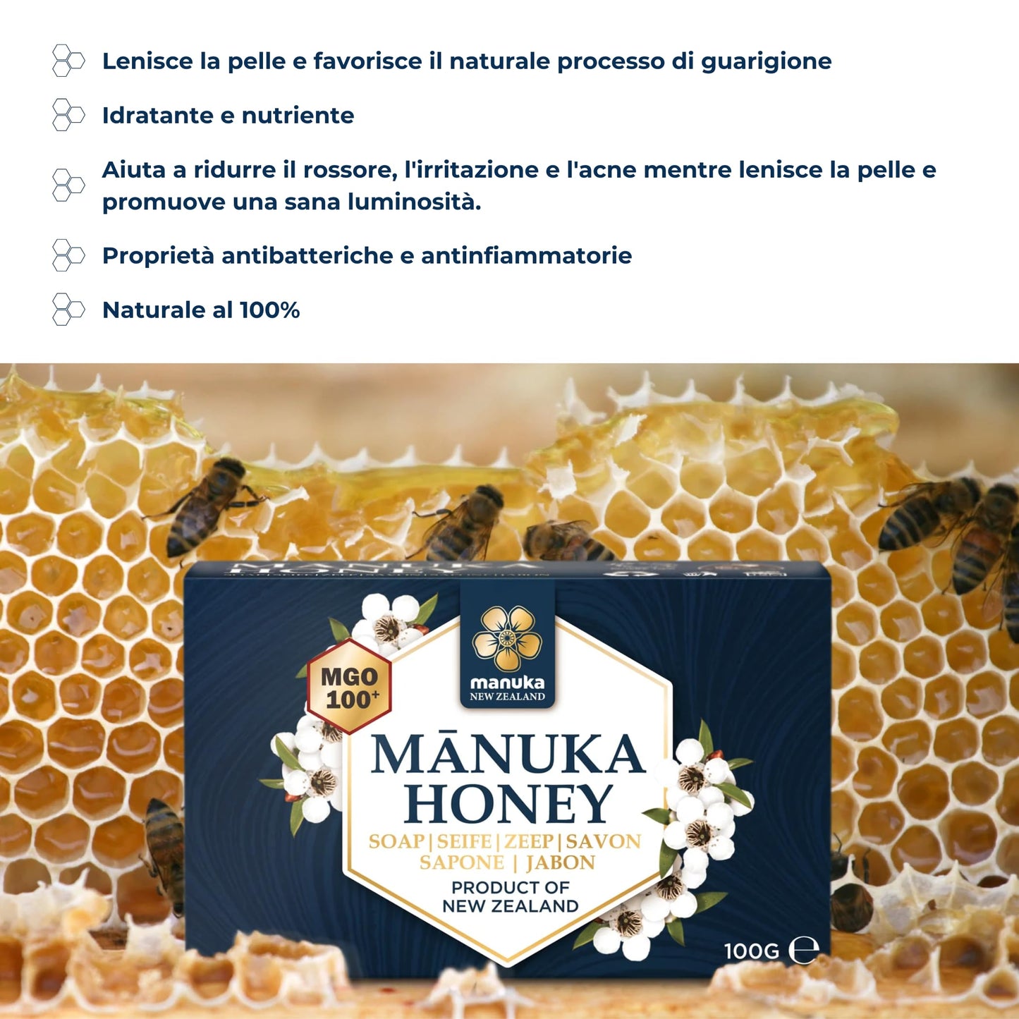 JABON HIDRATANTE Y REPARADOR MGO 100+ 100G