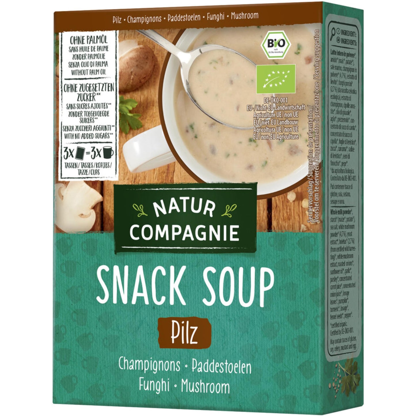 Natur Compagnie Sopa Instantánea Champiñón Bio - 51 gr