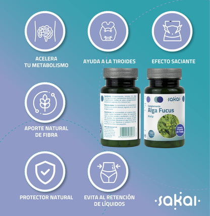 Sakai Laboratorios Yodo ALGA FUCUS 500 mg 100 Comp