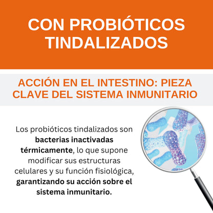 PHYTORELIEF® DEFENSE | ACTIVA TUS DEFENSAS | Con PROBIÓTICOS TINDALIZADOS | El soporte natural para activar tus defensas | 30 cápsulas