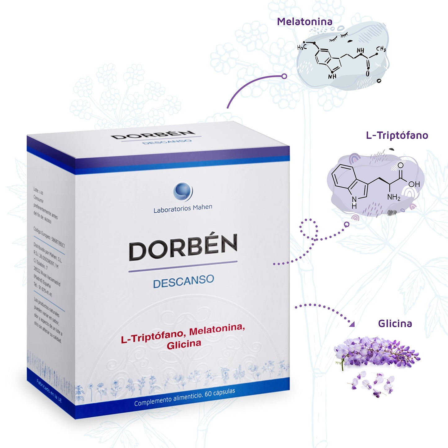 Laboratorios Mahen Dorben 1 Mg Caps, 60 Unidades