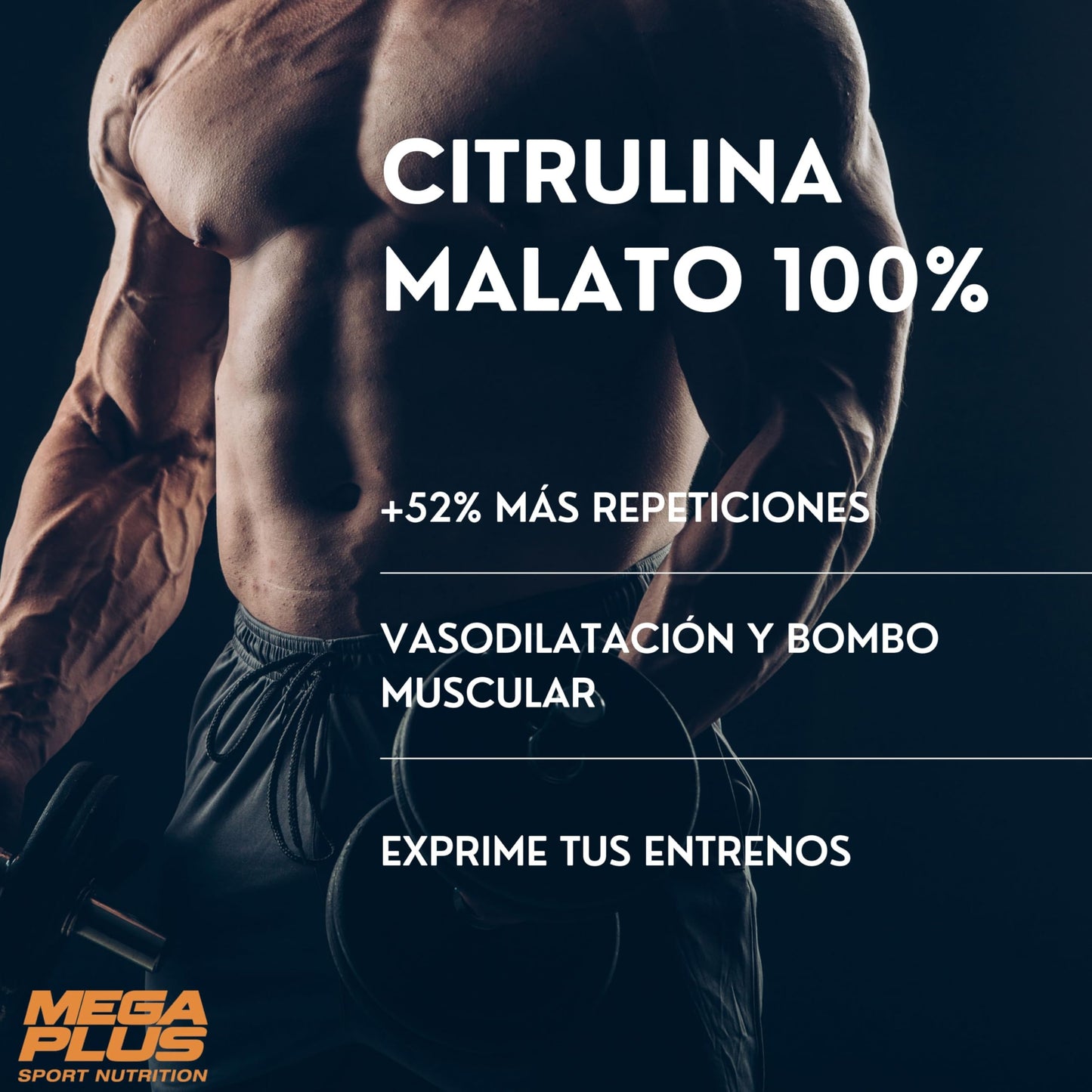 Megaplus Citrulina Malato Competi 120 Cap. 200 g