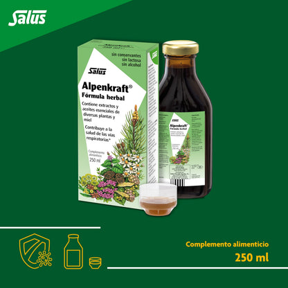 Alpenkraft Jarabe Herbal  250 ml   Defensas y Vías respiratorias