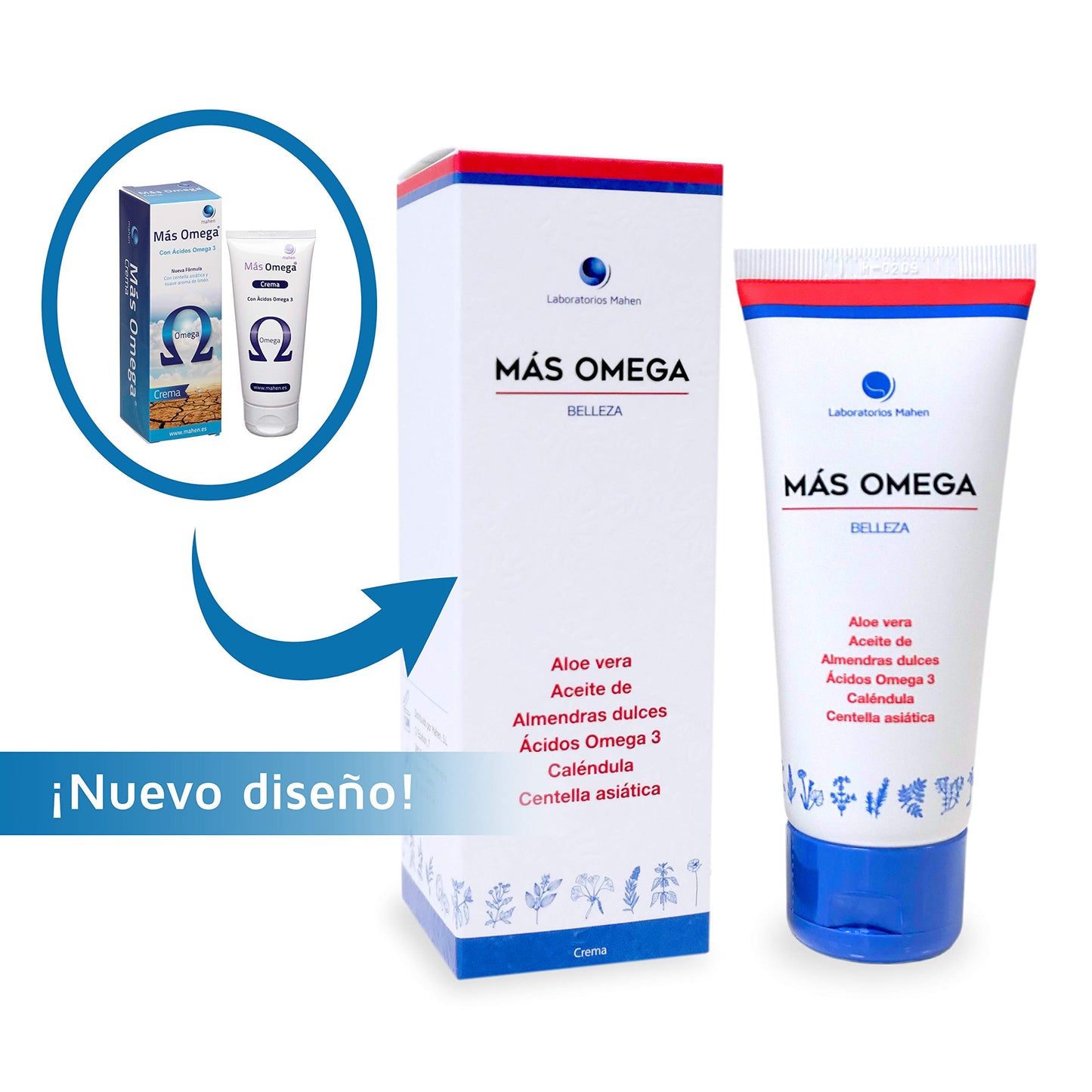 Laboratorios Mahen MAS OMEGA CREMA MANCHAS 100 CC