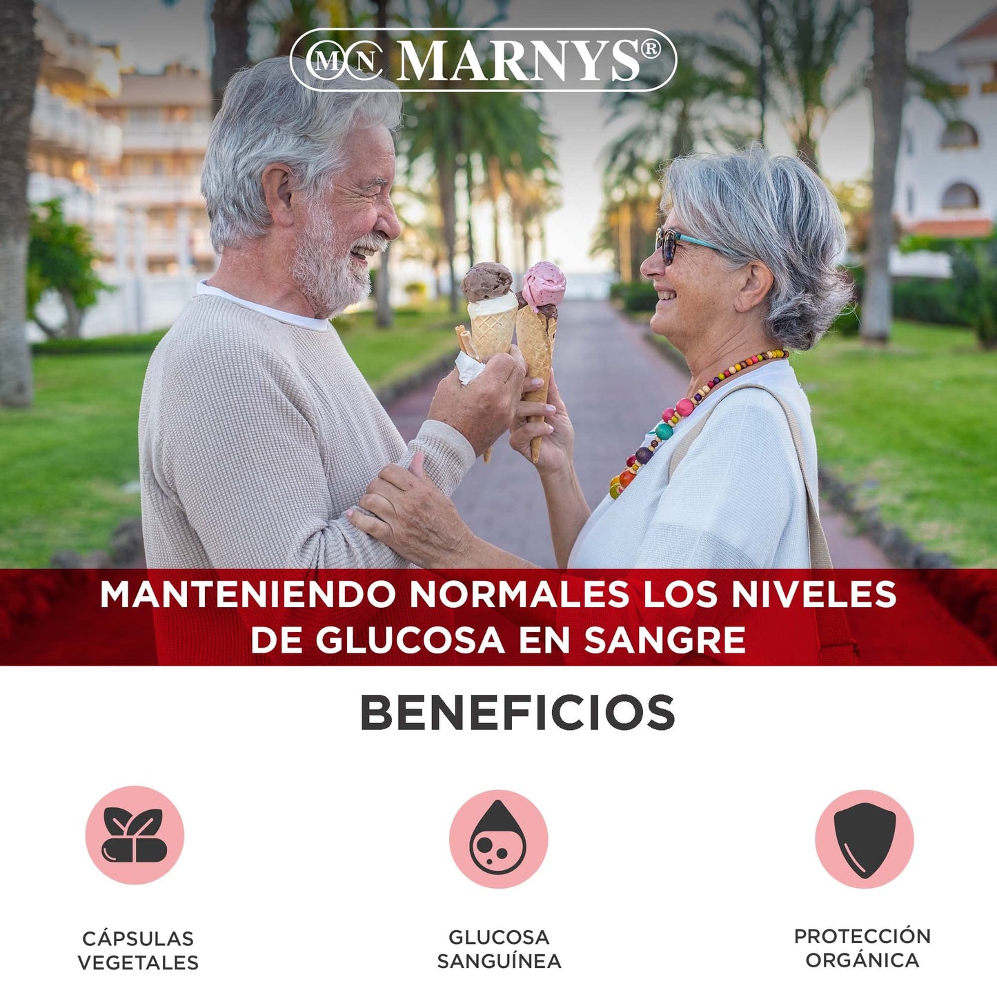 MARNYS Glucohelp Mantiene Niveles de Glucosa en Sangre 60 Cápsulas vegetales