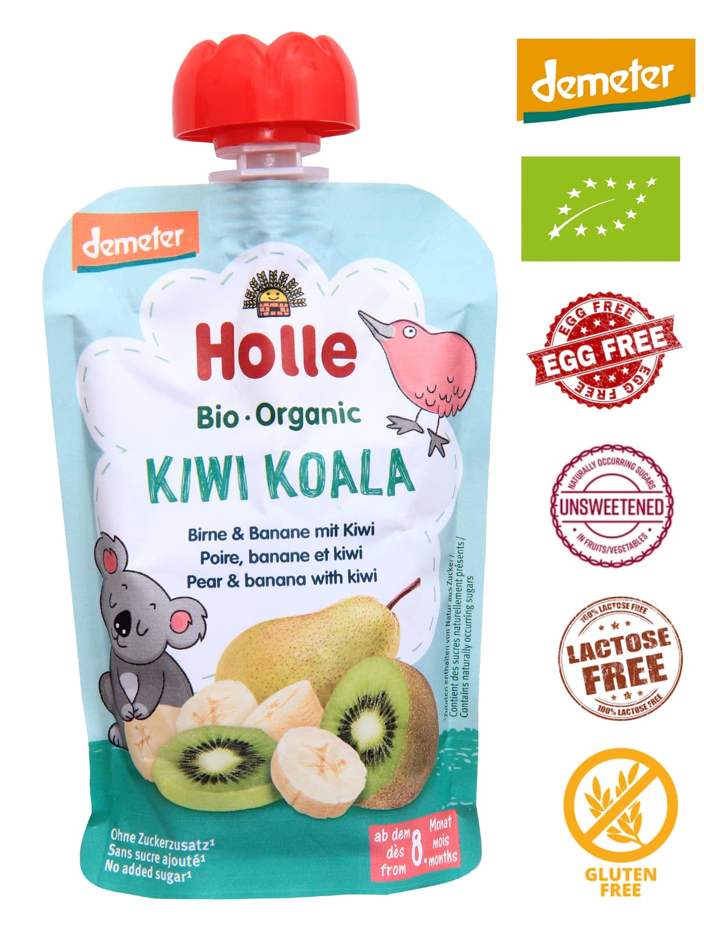 Holle Smoothie Kiwi Koala Dem 100 g (+8 Meses)