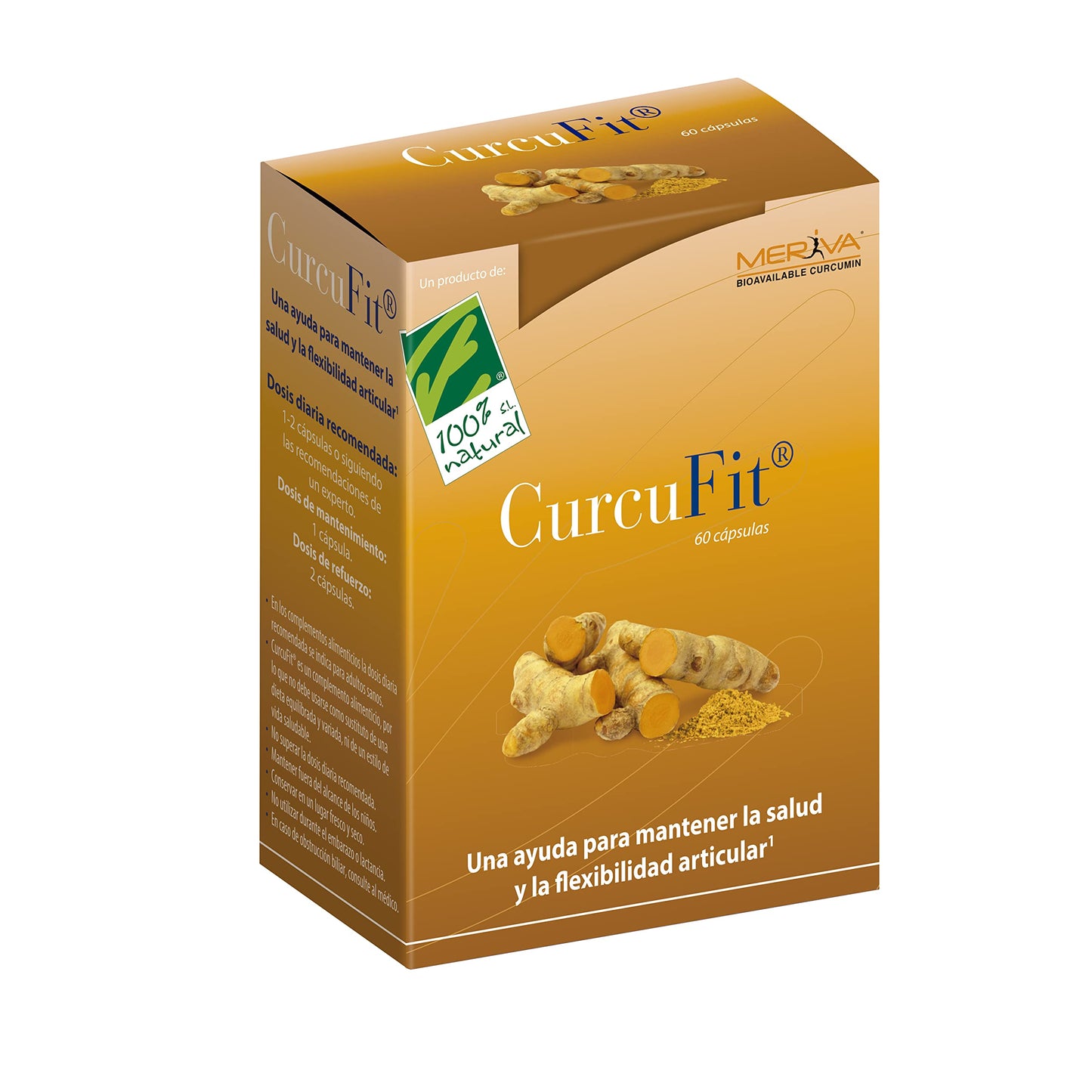 100% natural CurcuFit Antioxidantes - 60 Cápsulas