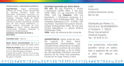 Laboratorios Mahen Dinafén infantil 250 ml - Defensas, Apoyo inmunológico