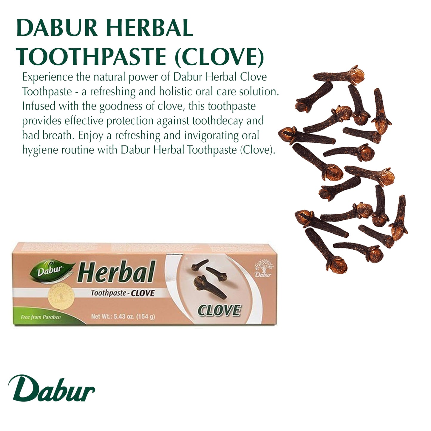 DABUR - DENTIFRICO CLAVO 100ML DAB