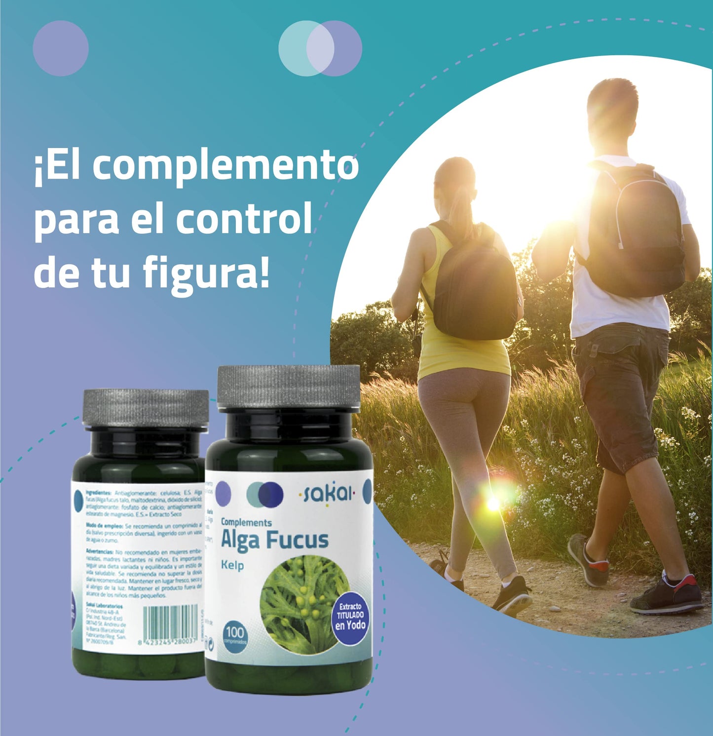 Sakai Laboratorios Yodo ALGA FUCUS 500 mg 100 Comp
