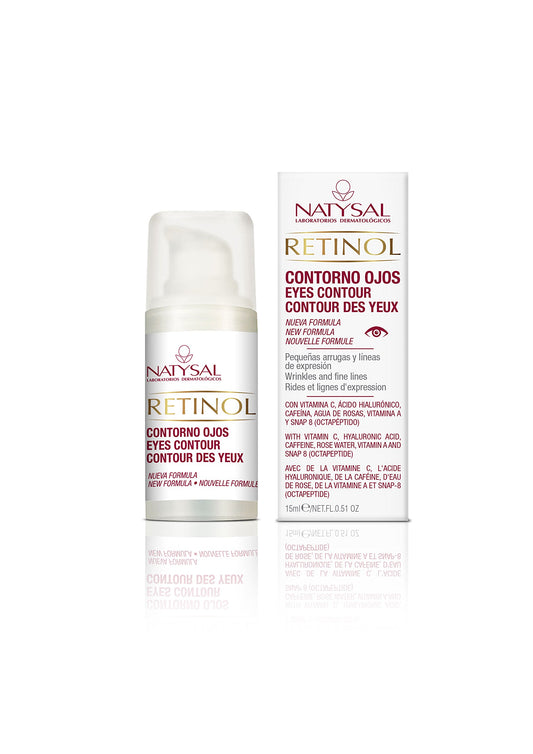 Natysal - Controno de Ojos - Antiarrugas y Antiedad - 15 ml