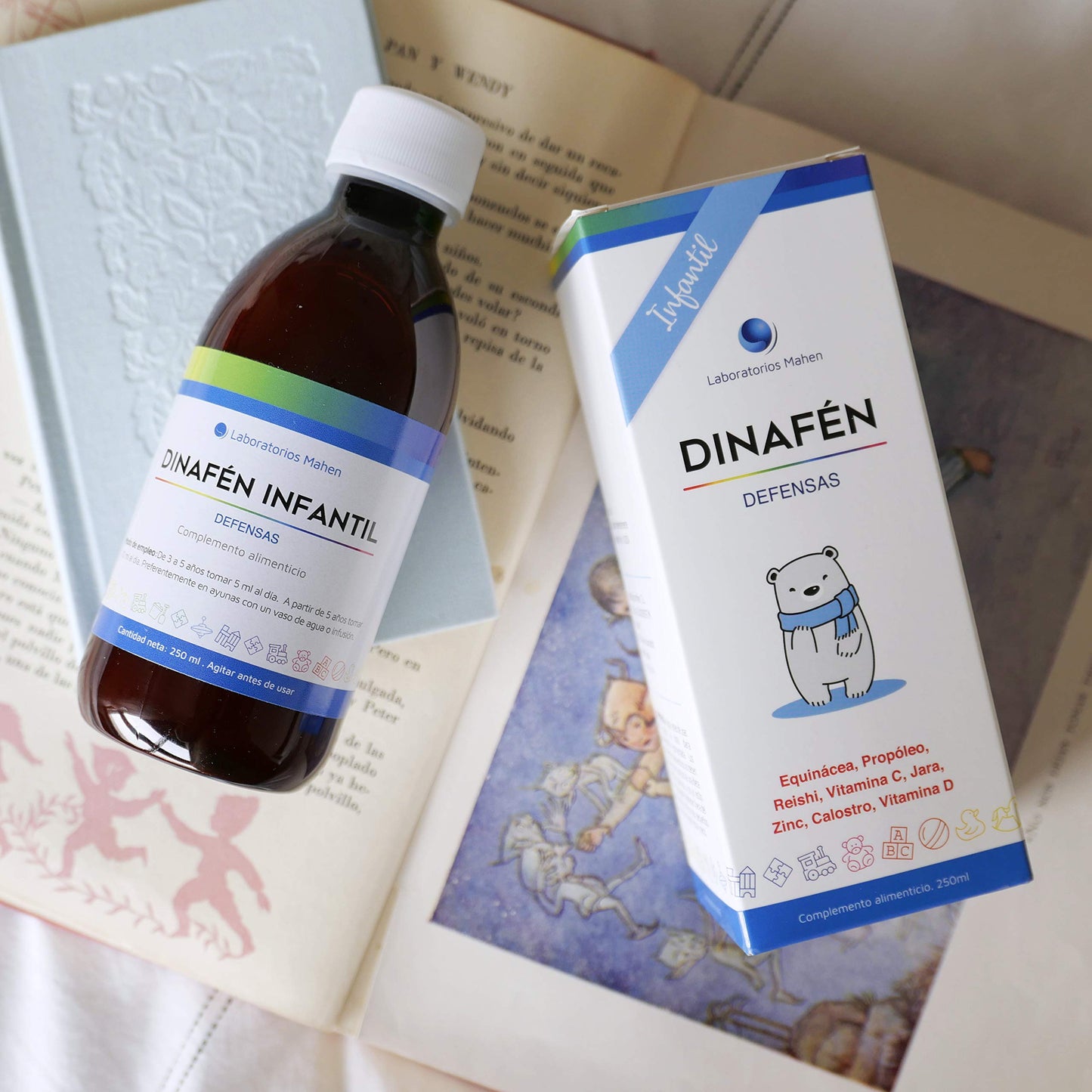 Laboratorios Mahen Dinafén infantil 250 ml - Defensas, Apoyo inmunológico
