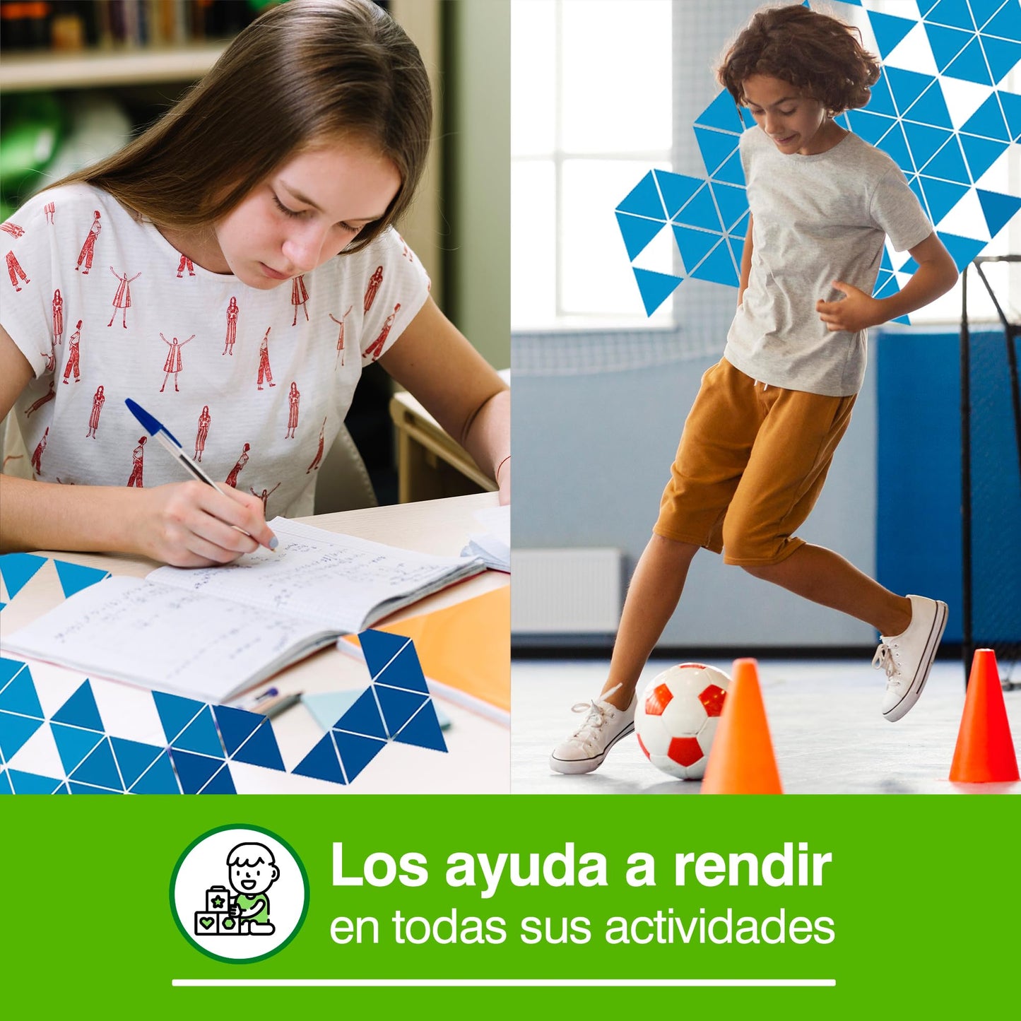 Soria Natural Fostprint Junior - Vitaminas y Nutrientes Esenciales para los Más Pequeños - Jalea Real, Vitamina C, Hierro, Propóleo, Vitaminas B y D - Probióticos niños - 20 viales