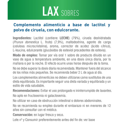 Dielisa LAX sobres, con Lactitol que contribuye al funcionamiento normal del intestino, 14 sobres