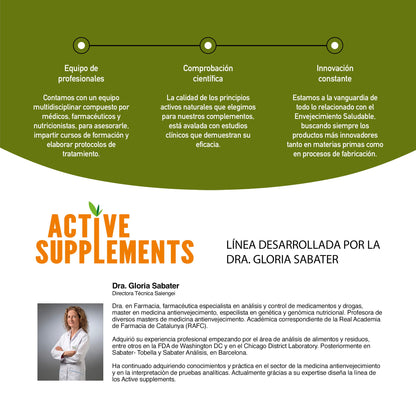 ACTIVE CARDISTEROL – Contribuye al funcionamiento del corazón y al mantenimiento de los niveles de homocistenia | Policosanol | Coenzima Q10 | Aceite de pescado | 60 perlas de 1400 mg |