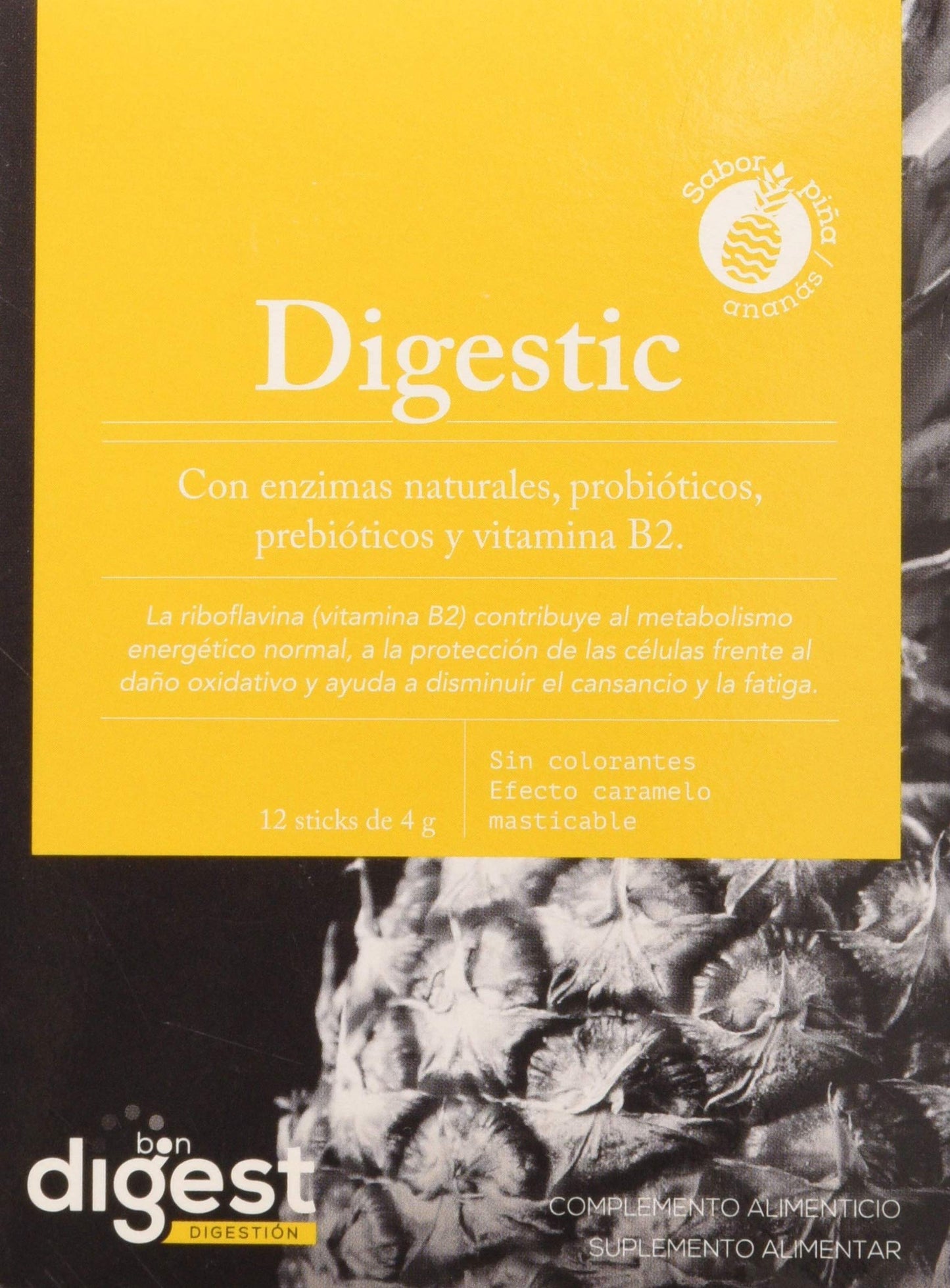 Herbora Digestic 12 Stick X 4 Gr Sabor Piña Bote De 12 Sticks De 4 Gr Herbora 200, 1 unidad