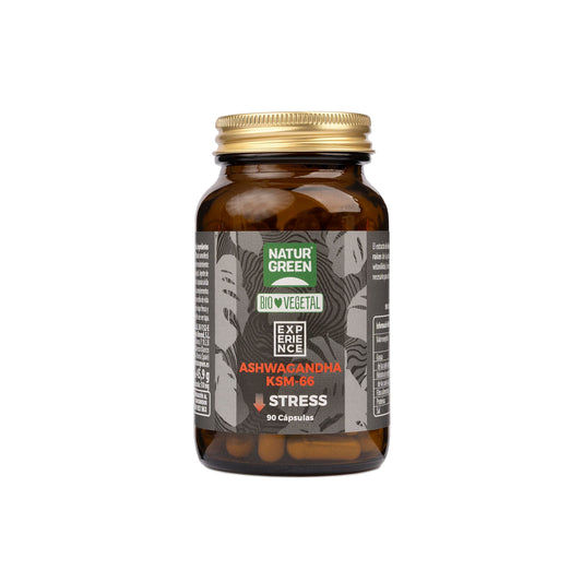 NaturGreen Experience - Ashwagandha KSM-66, Complemento Alimenticio para la Memoria, Cápsulas Memory, Capacidad Cognitiva y Psicológica, Complemento Natural, Sin Gluten - 90 Cápsulas