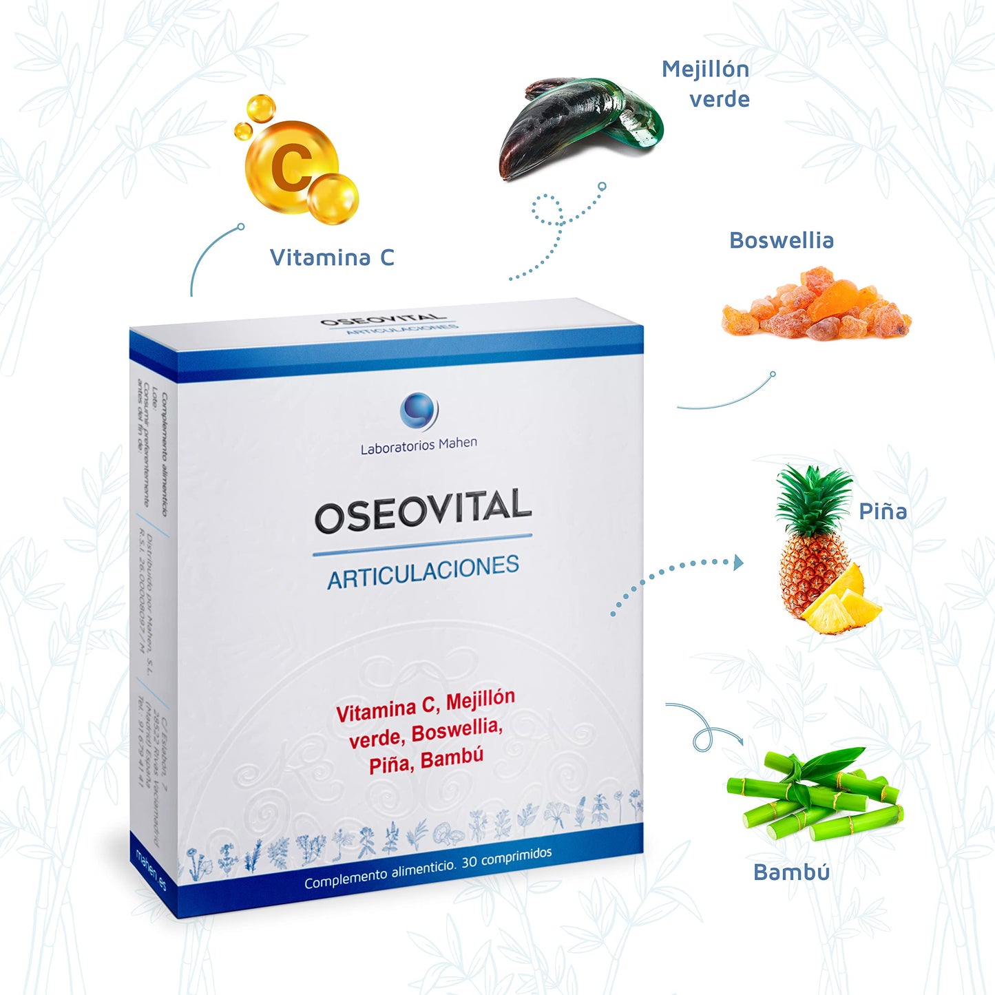 OseoVital 30 comprimidos - Articulaciones y huesos
