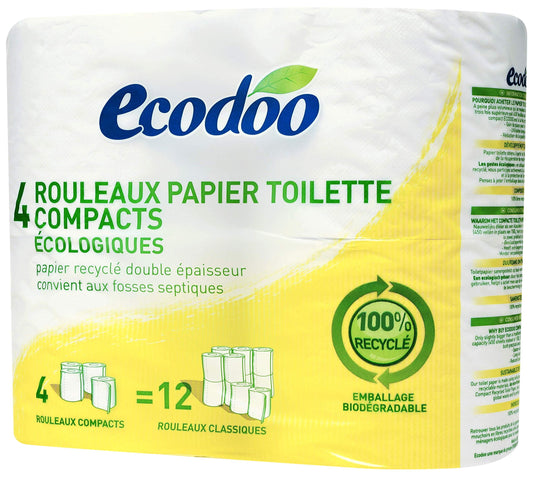 Ecodoo Papel De Baño Reciclado 4 Uds 4-400 g