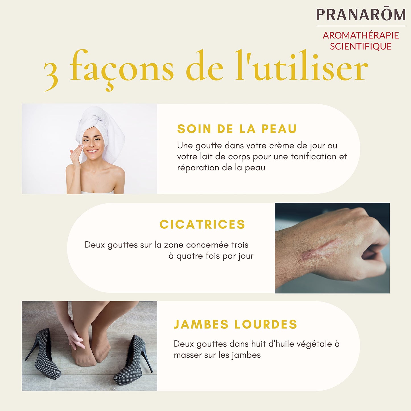 PRANAROM - Siempreviva ORGÁNICA - Aceite esencial quimiotipado - Cuidado de la piel y la tristeza - 100% puro y natural - HECT - 5ml