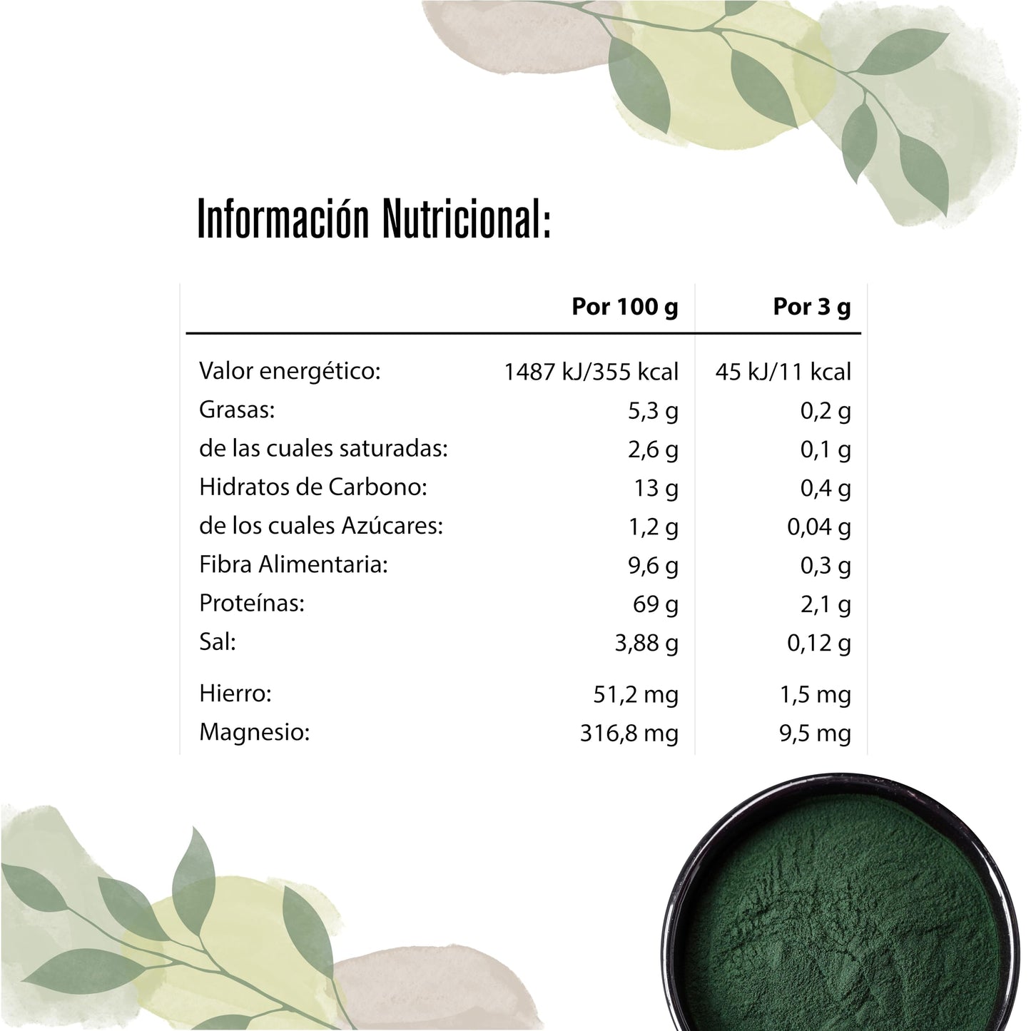 Espirulina Superalimento Bio 200 g