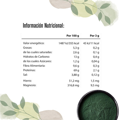 Espirulina Superalimento Bio 200 g