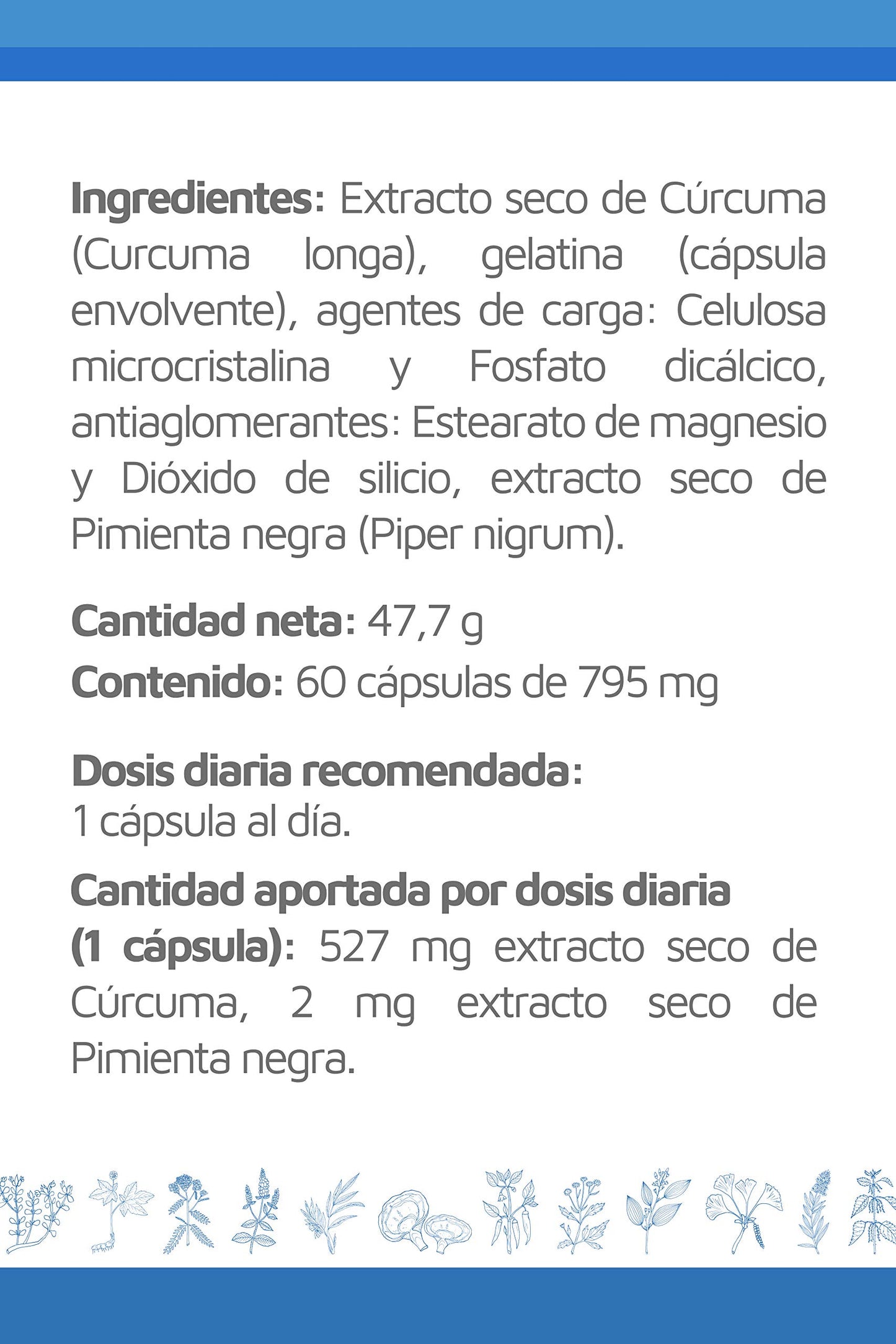 Laboratorios Mahen Curin de Mahen Con cúrcuma y pimienta negra 50 gr