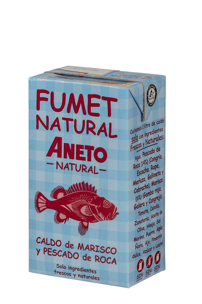 Aneto Natural Fumet de Pescado y Marisco 1L