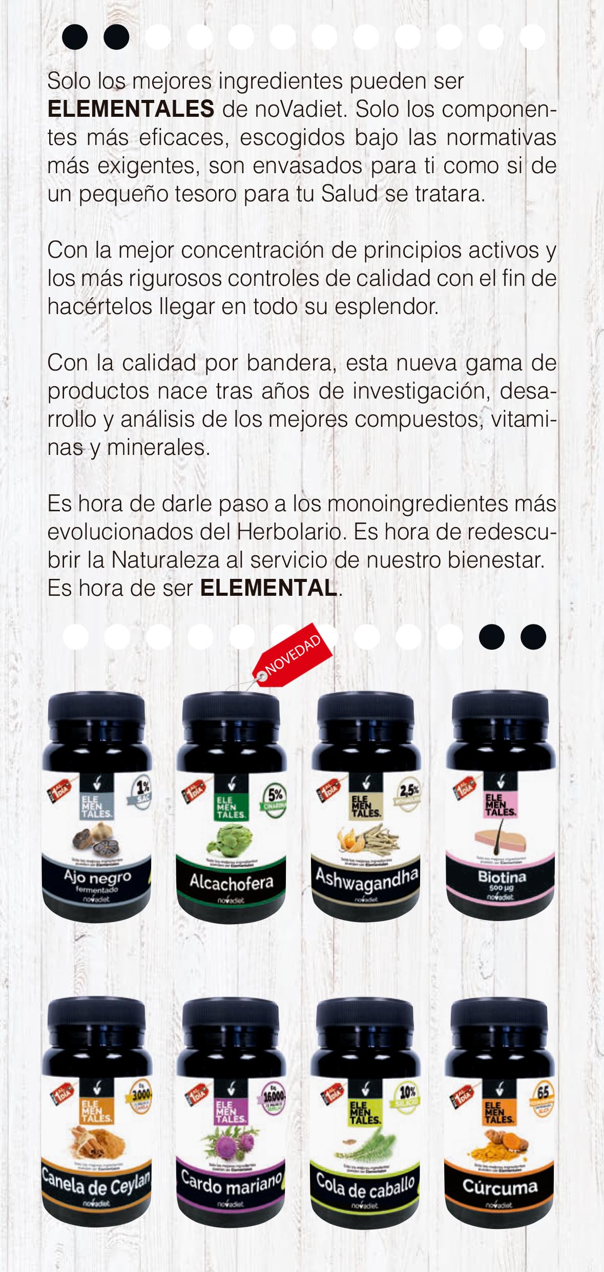 Novadiet - ELEMENTALES MAGNESIO Comprimidos con Bisglicinato de Magnesio - Complemento Alimenticio - Ayuda a Fortalecer Huesos y Músculos - Envase con 90 Comprimidos