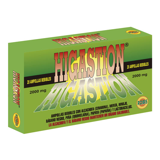 Robis Higastion Combinación de Multivitaminas y Minerales - 20 Ampollas