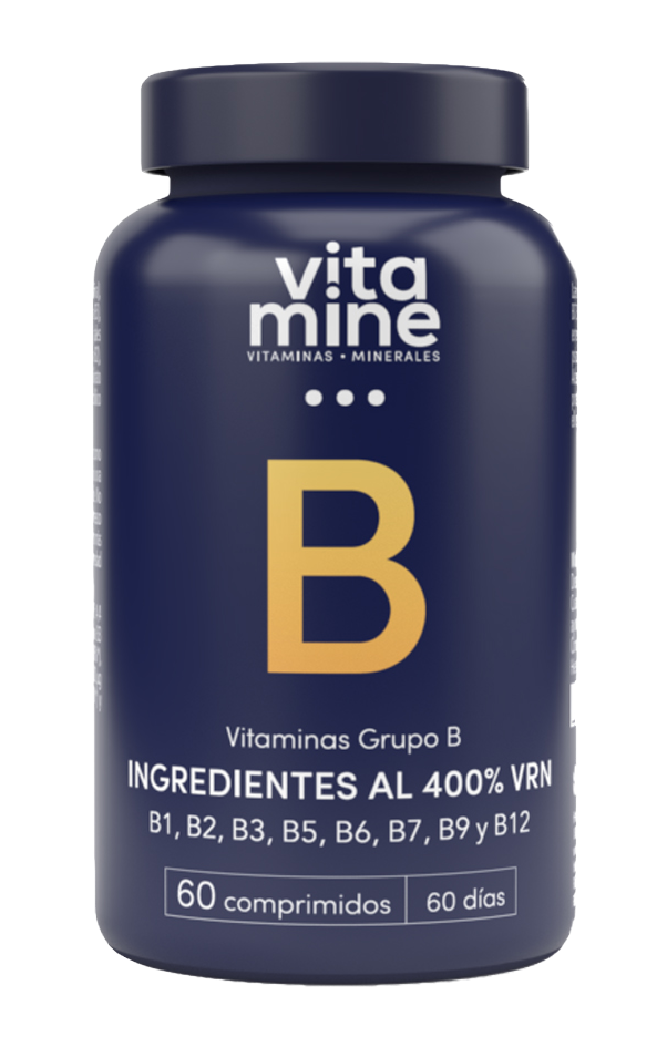 Vitaminas Grupo B Herbora 60 comprimidos energizantes y veganos