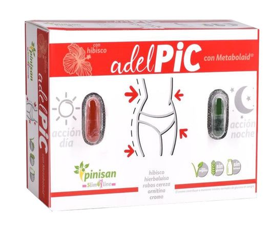 AdelPIC Pinisan 28 Cápsulas Doble Acción Quemagrasas Vegano