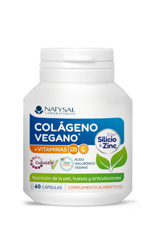 Colágeno Vegano Natysal 60 Cápsulas con Vitamina C y D3