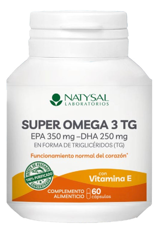 Super Omega 3 TG Natysal – 60 Cápsulas Salud Cardiovascular
