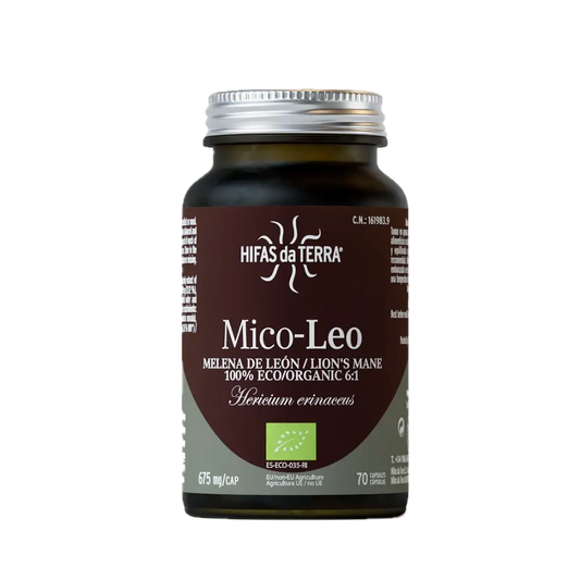 Mico-Leo Melena de León Vegano 70 Cápsulas Hifas da Terra