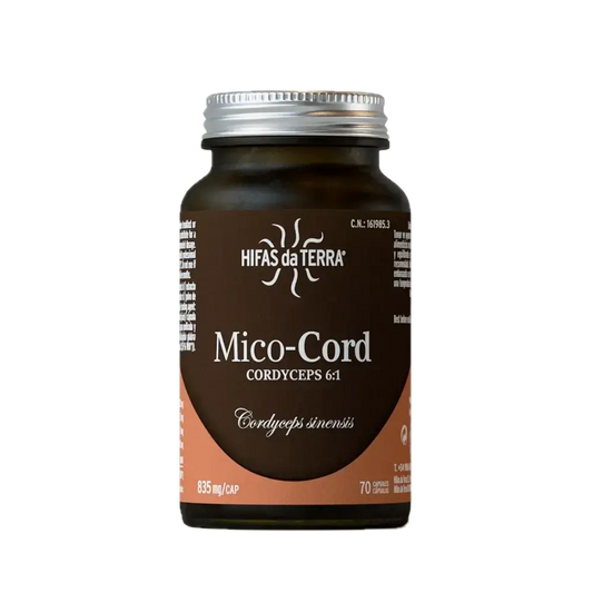 Mico-Cord Hifas da Terra: 70 cápsulas de Cordyceps sinensis
