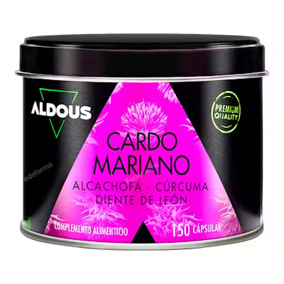 CARDO MARIANO CON ALCACHOFA, CURCUMA, DIENTE DE LEON Y DESMODIUM 150 CAP
