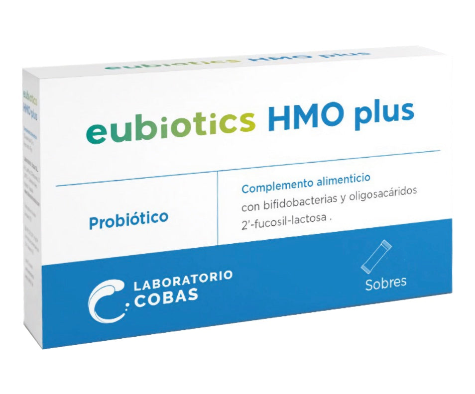 Eubiotics HMO Plus de Cobas – 30 sobres para tránsito intestinal