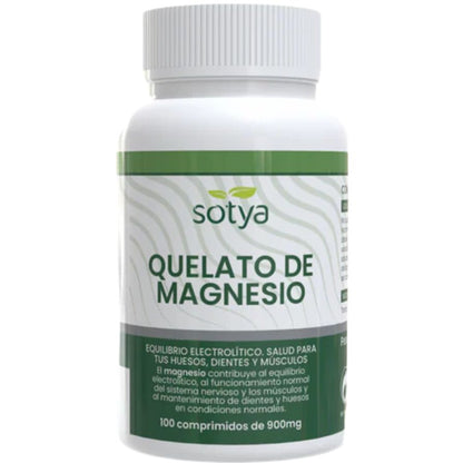 Magnesio quelato 800mg 100 comprimidos Sotya