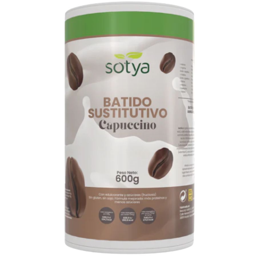 Batido Sustitutivo Sabor Capuchino 600g Sotya