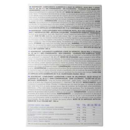 Bipole Bidepresan Estado Animico SinGluten 20 Viales x 15ml Intersa