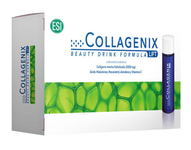 Collagenix Viales ESI 10: Colágeno Marino y Ácido Hialurónico
