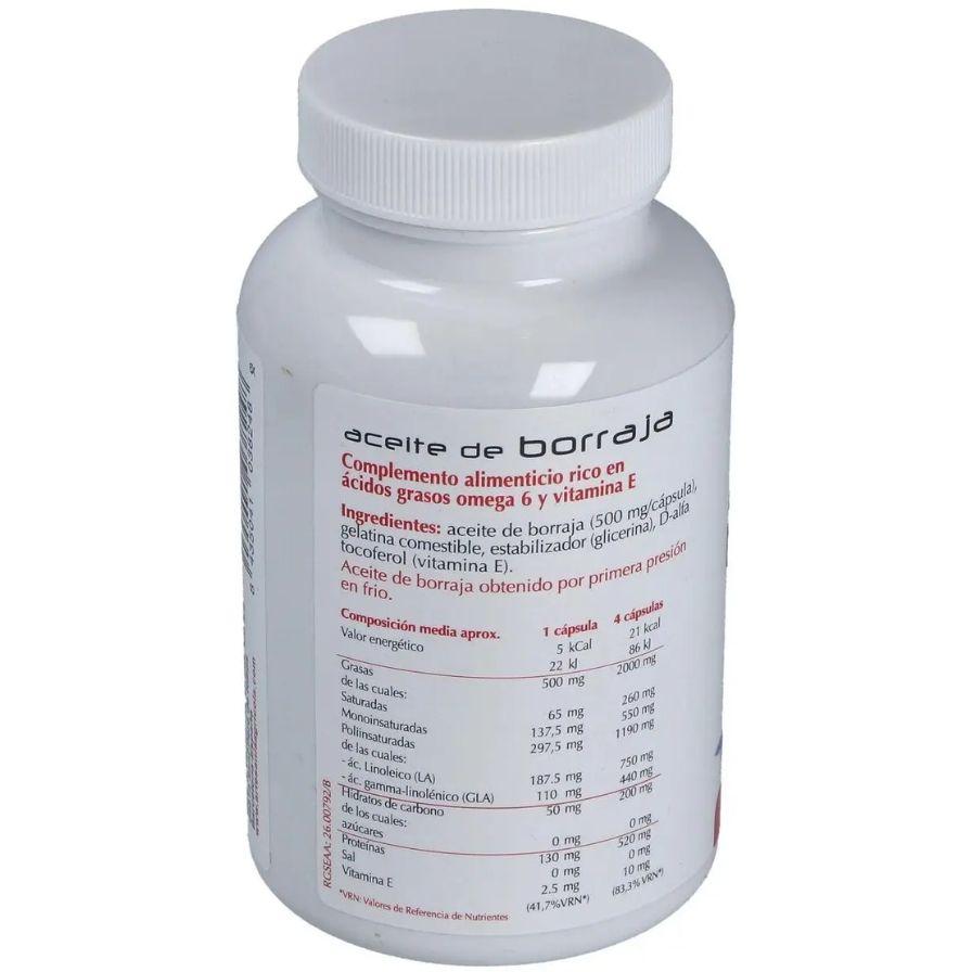 Aceite de Borraja 120caps Plantis