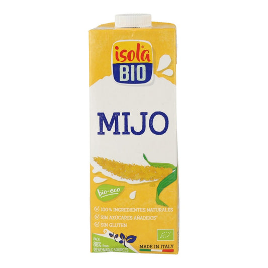 Bebida Vegetal de Mijo SinGluten Bio Vegan 6x1L Isola Bio