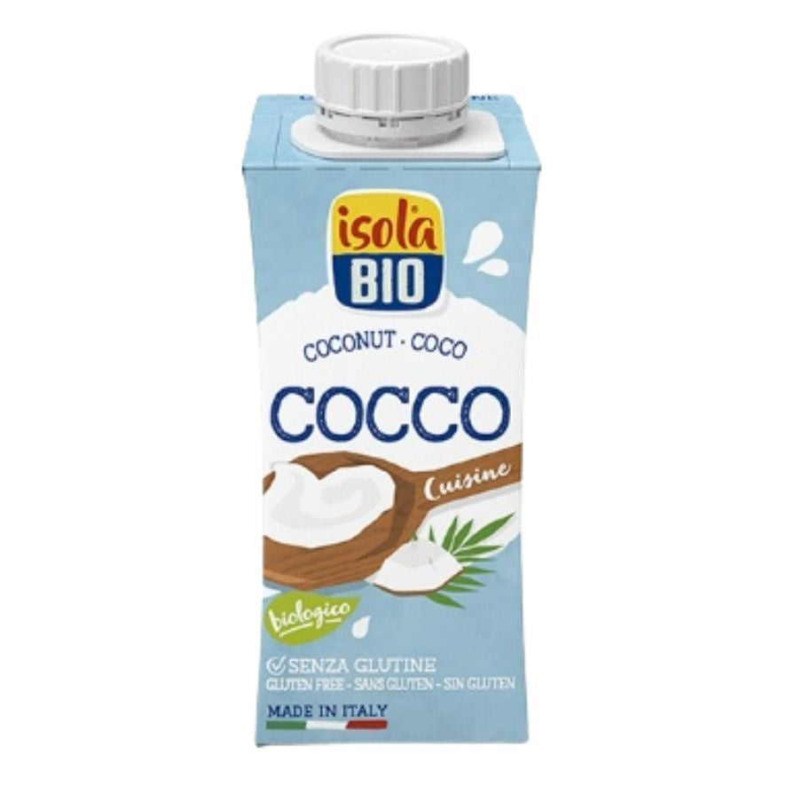 Crema Coco Cocinar SinGluten Eco 200ml Isola Bio