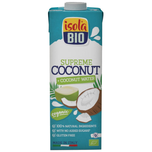 Bebida Vegetal Coco Supreme SinGluten Bio Vegan 6x1L Isola Bio