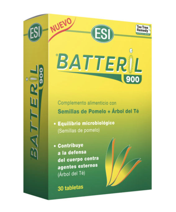 Batteril 900 Extracto Pomelo y Árbol del Té 30 Tabletas