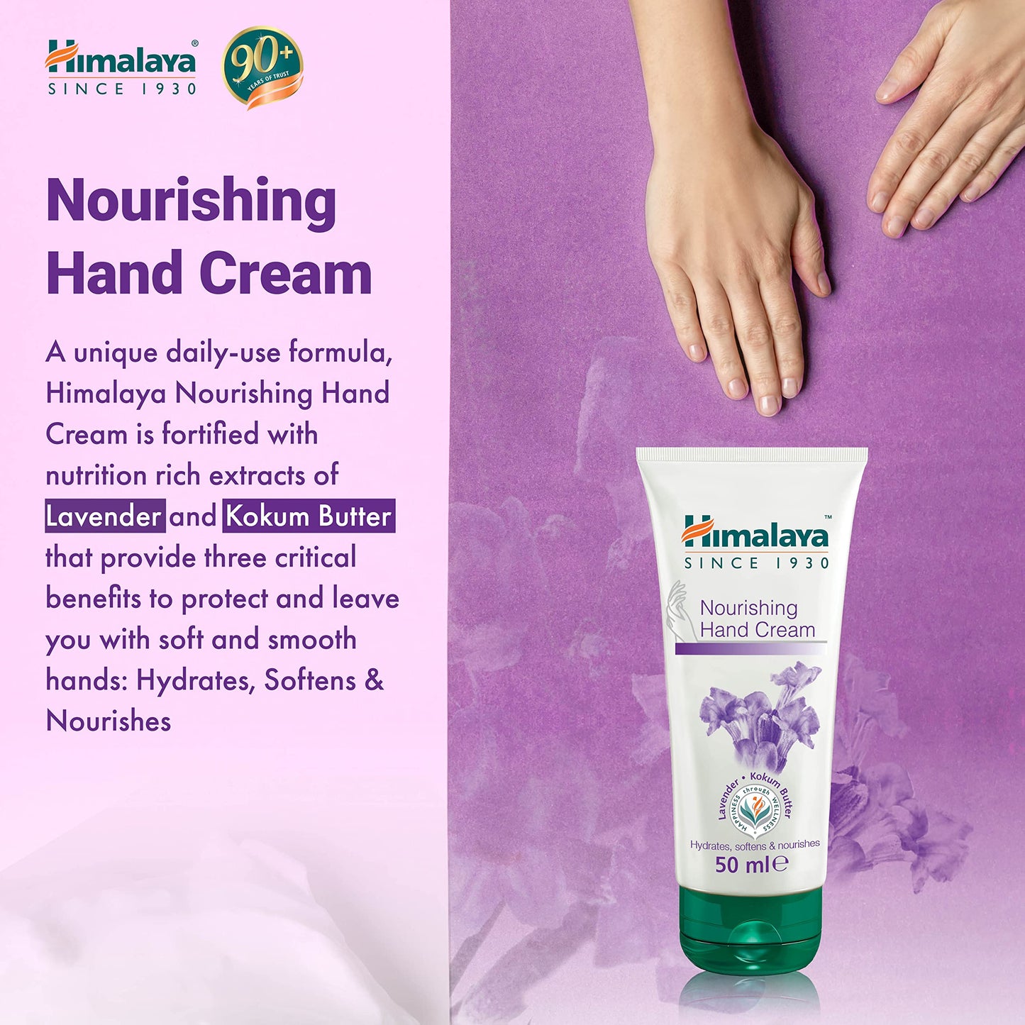 HIMALAYA CREMA DE MANOS LAVANDA 50 ML