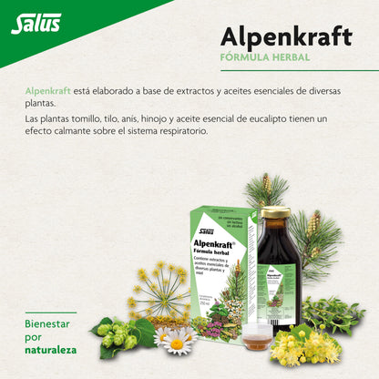 Alpenkraft Jarabe Herbal  250 ml   Defensas y Vías respiratorias